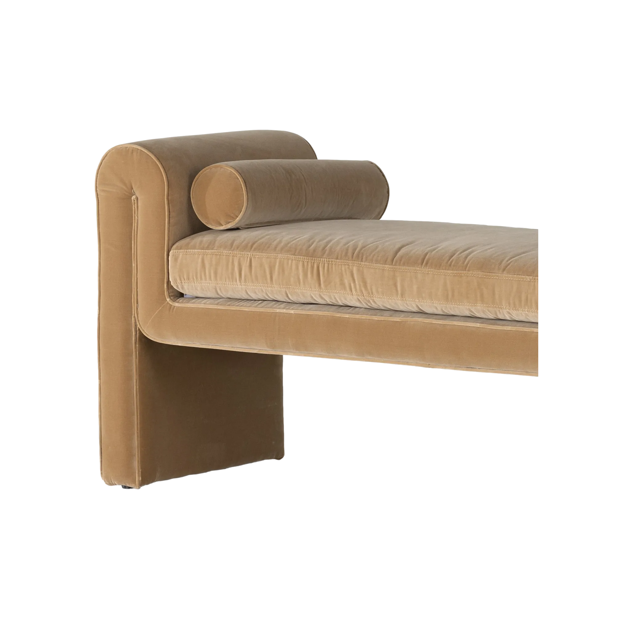 Mitchell Accent Bench in Camel