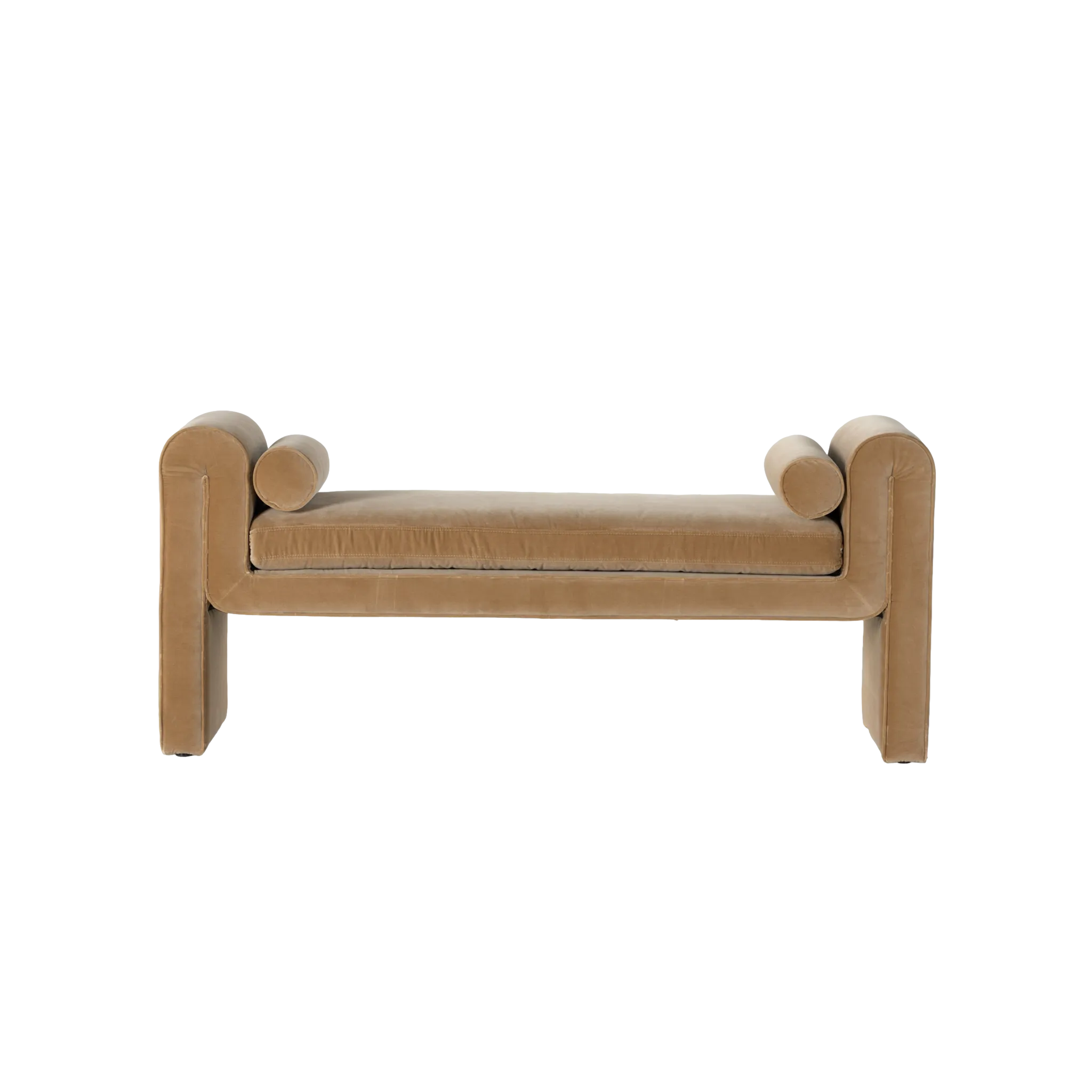 Mitchell Accent Bench in Camel