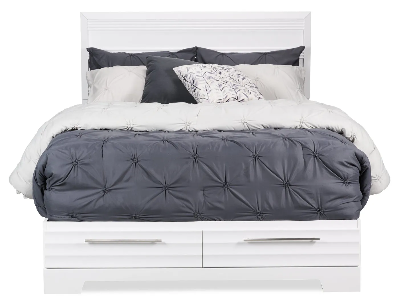 Odense 6-Piece Queen Storage Bedroom Set - White