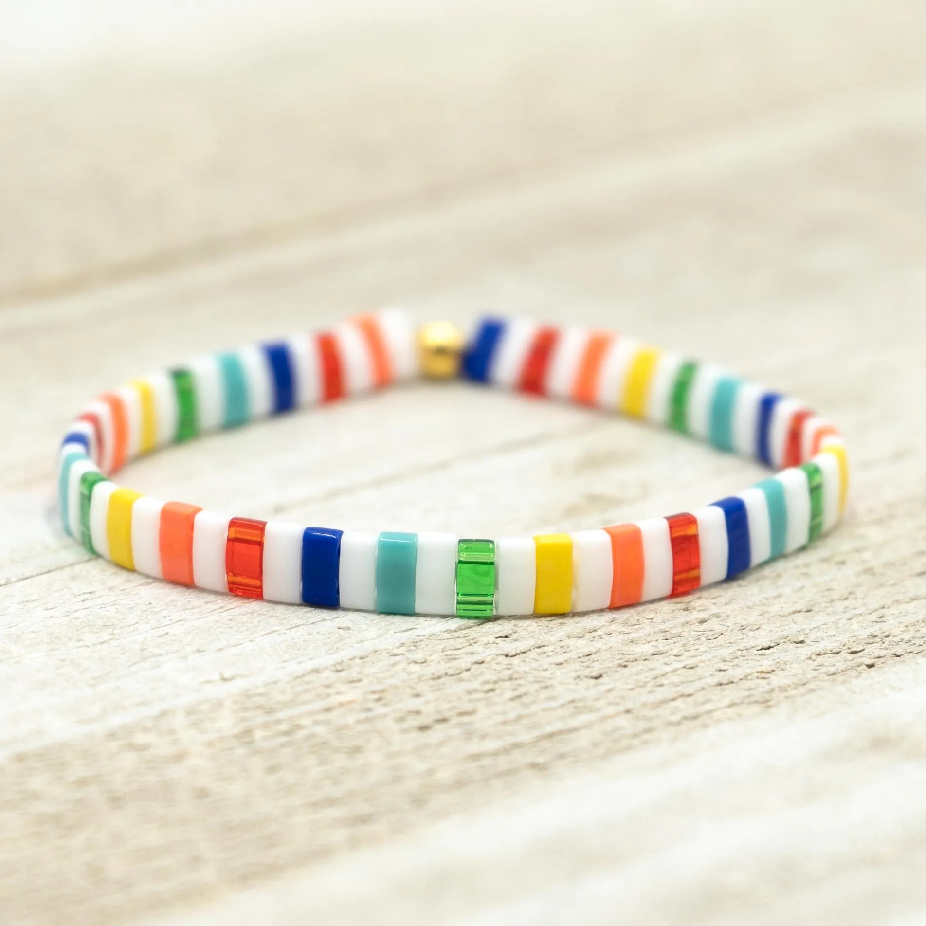 OVER THE RAINBOW - Tila Bead Bracelet | Single