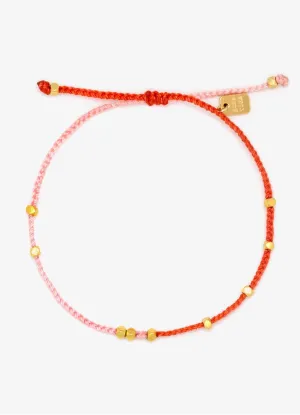 Pink and Red Dainty Bracelet  by Pura Vida