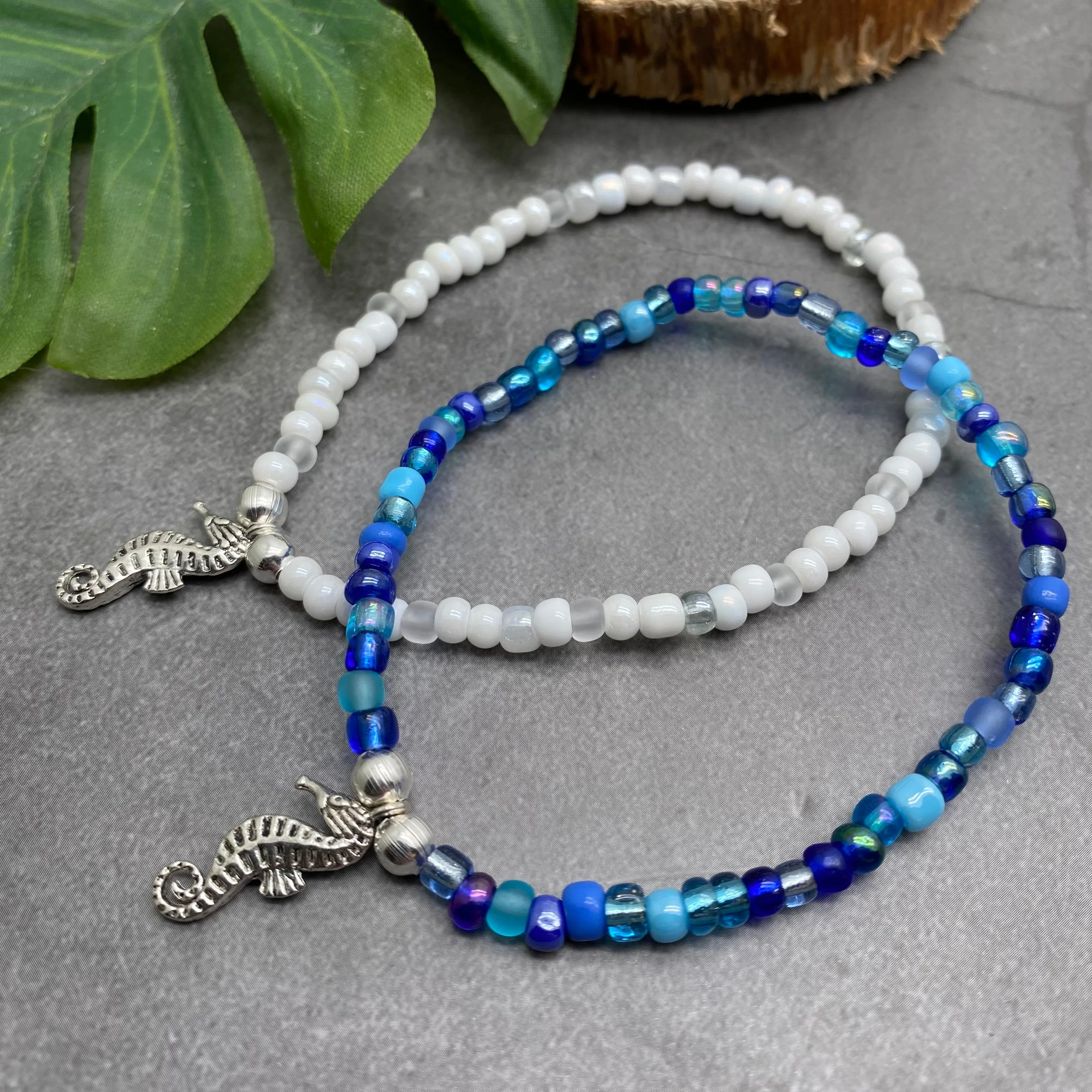 Seahorse Charm Bracelet - Colour Choice