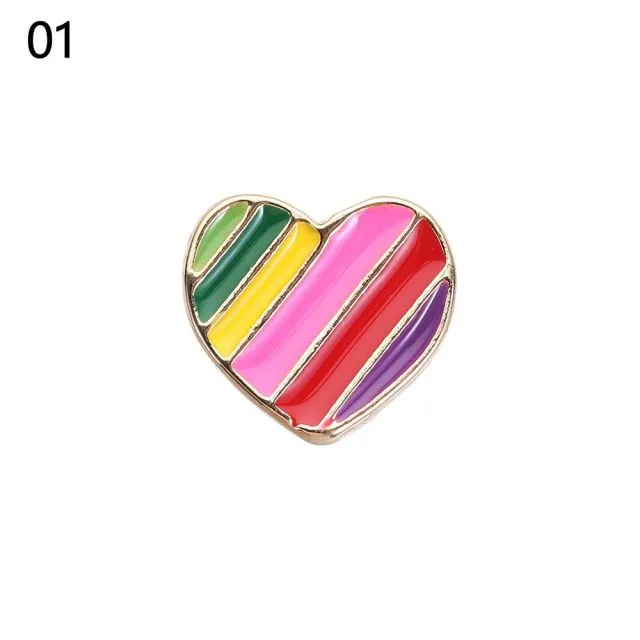 Silicone Strap Jewelry Charms Series 7 6 5 Bracelet Metal Decoration