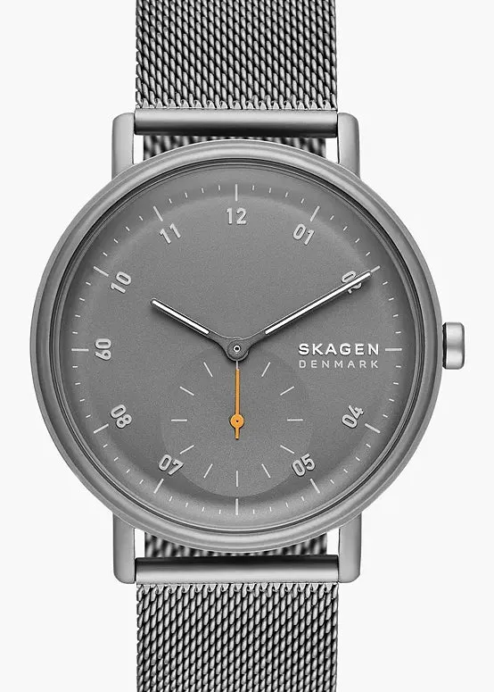 SKAGEN KUPPEL GRAY DIAL CHARCOAL MESH BRACELET SKW6891