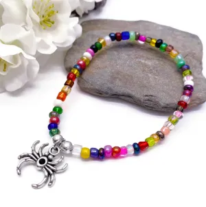 Spider Charm Bracelet - Colour Choice