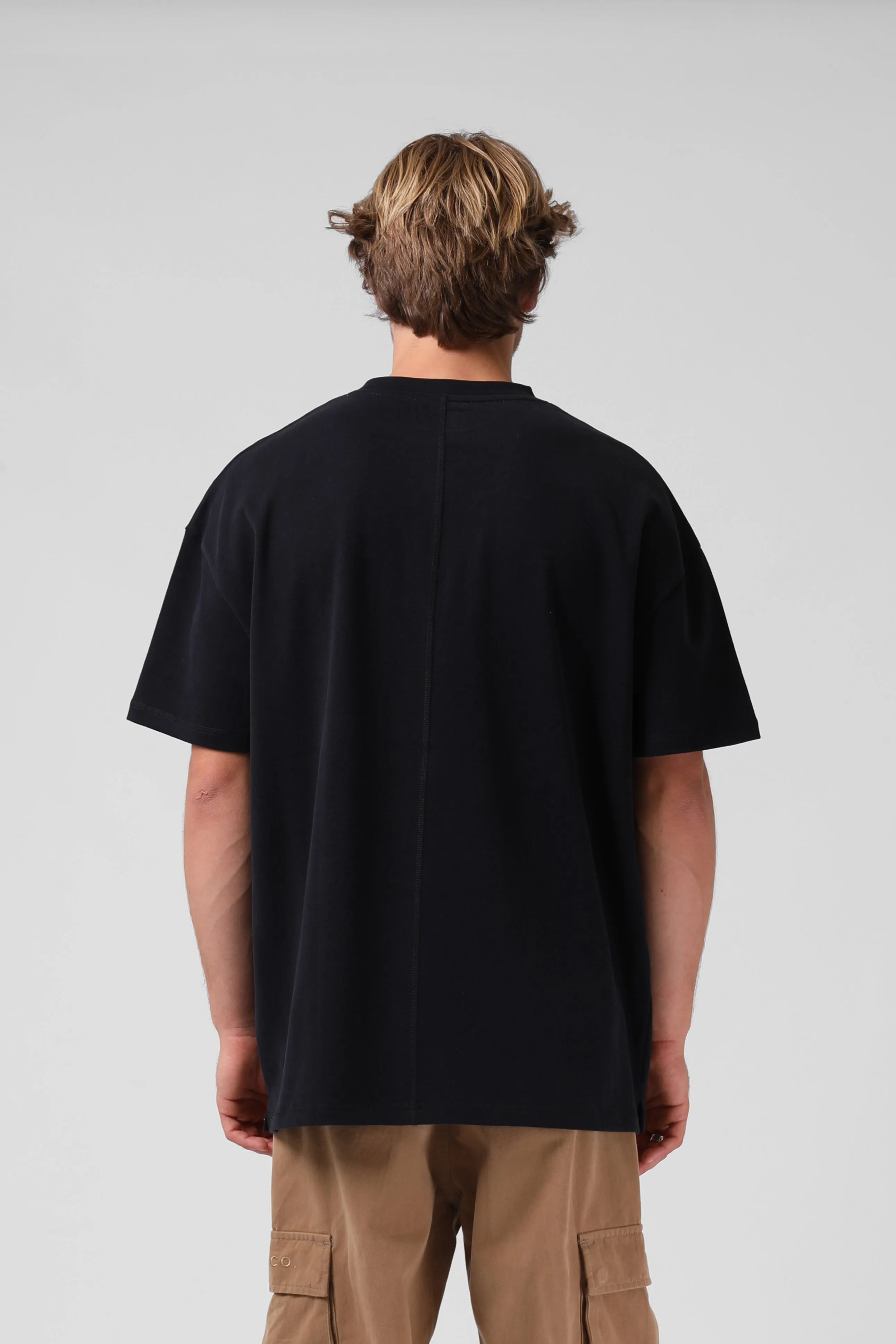 Street Sanded OS Tee - Vintage Black