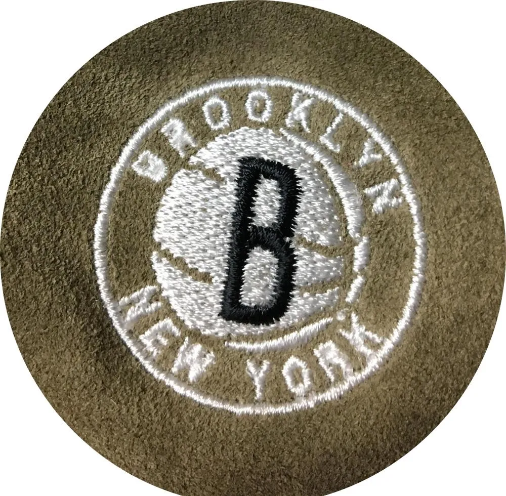 Suede Kippahs & Kippot Embroidered Logos