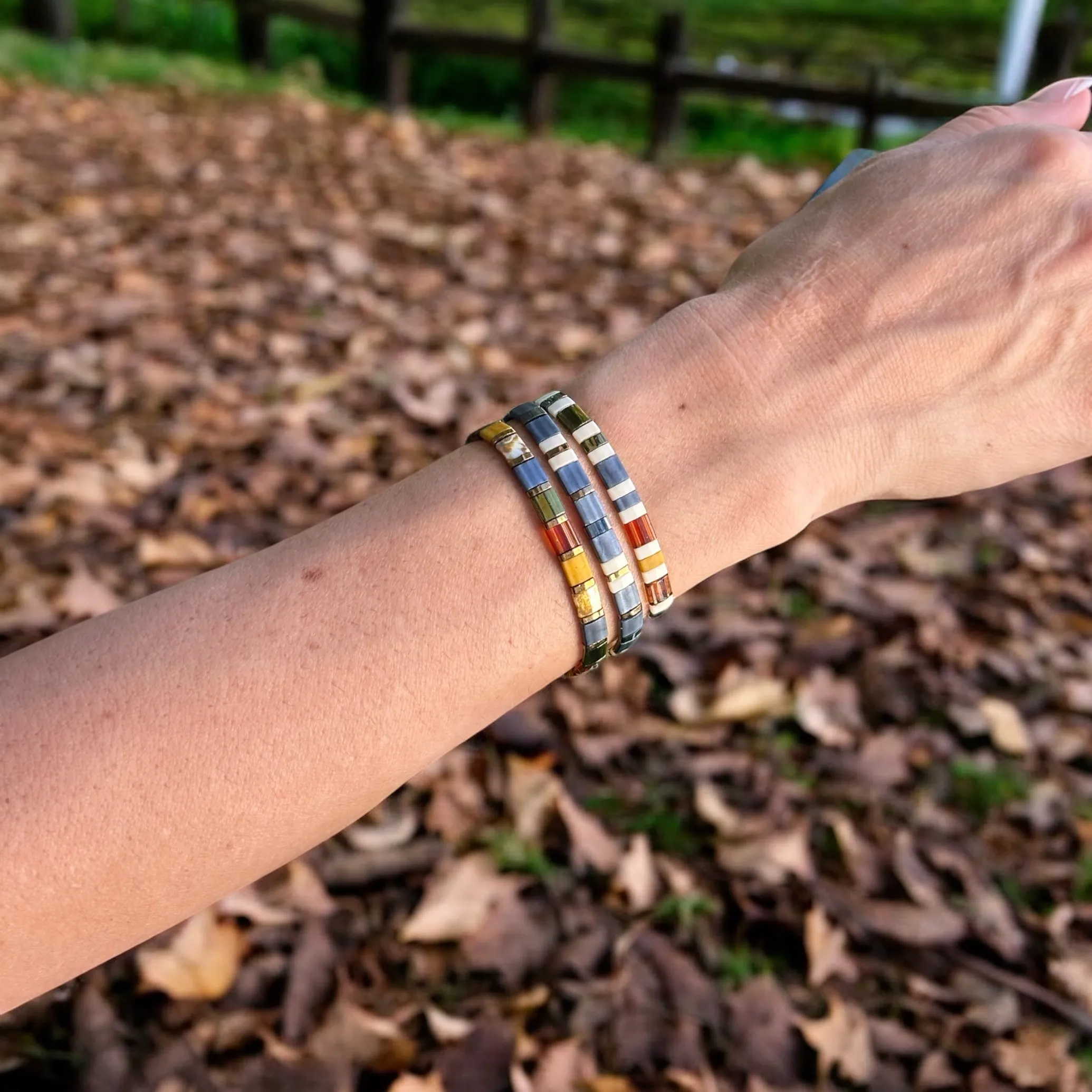 SWEATER WEATHER - Tila Bead Bracelets Stack