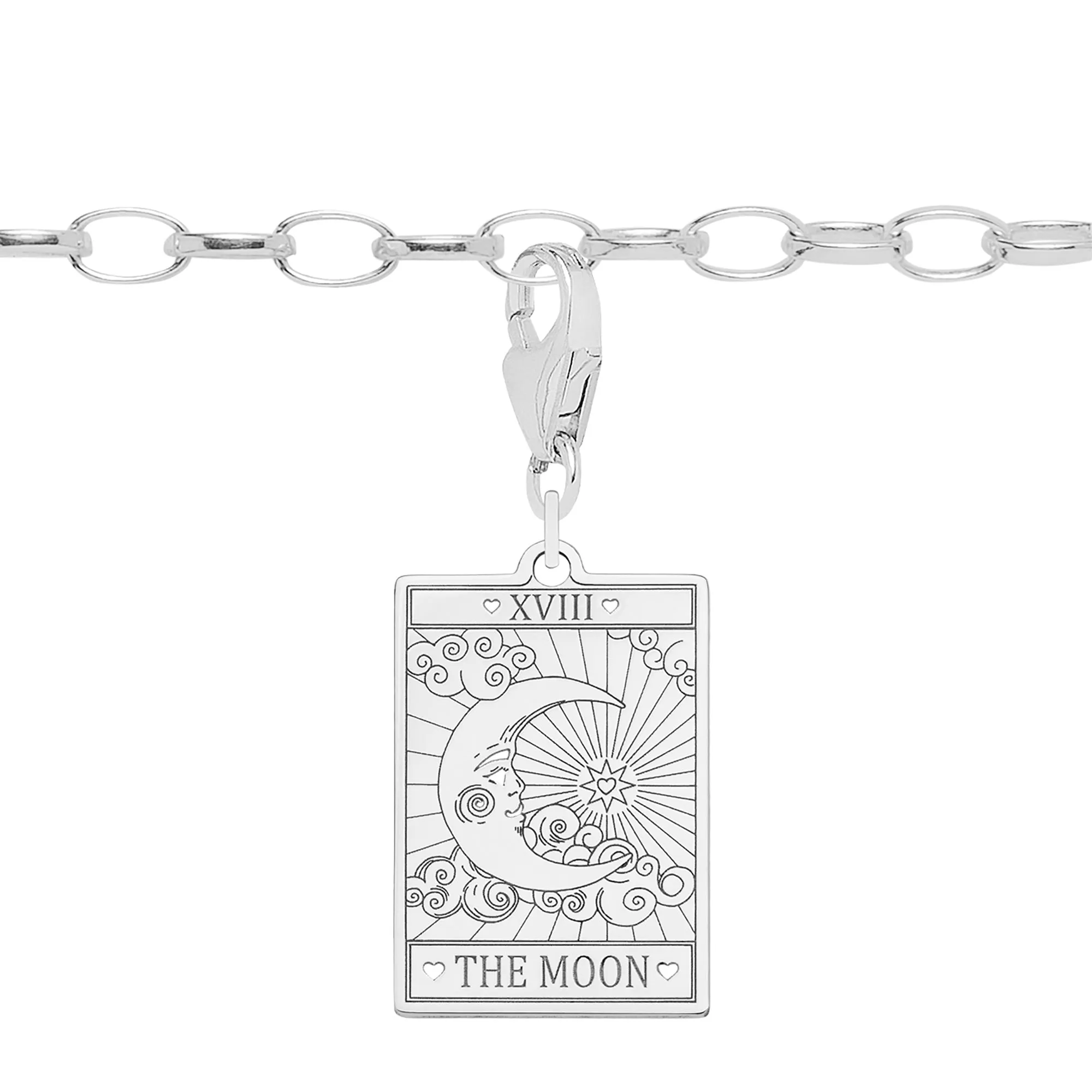 The Moon Tarot Charm