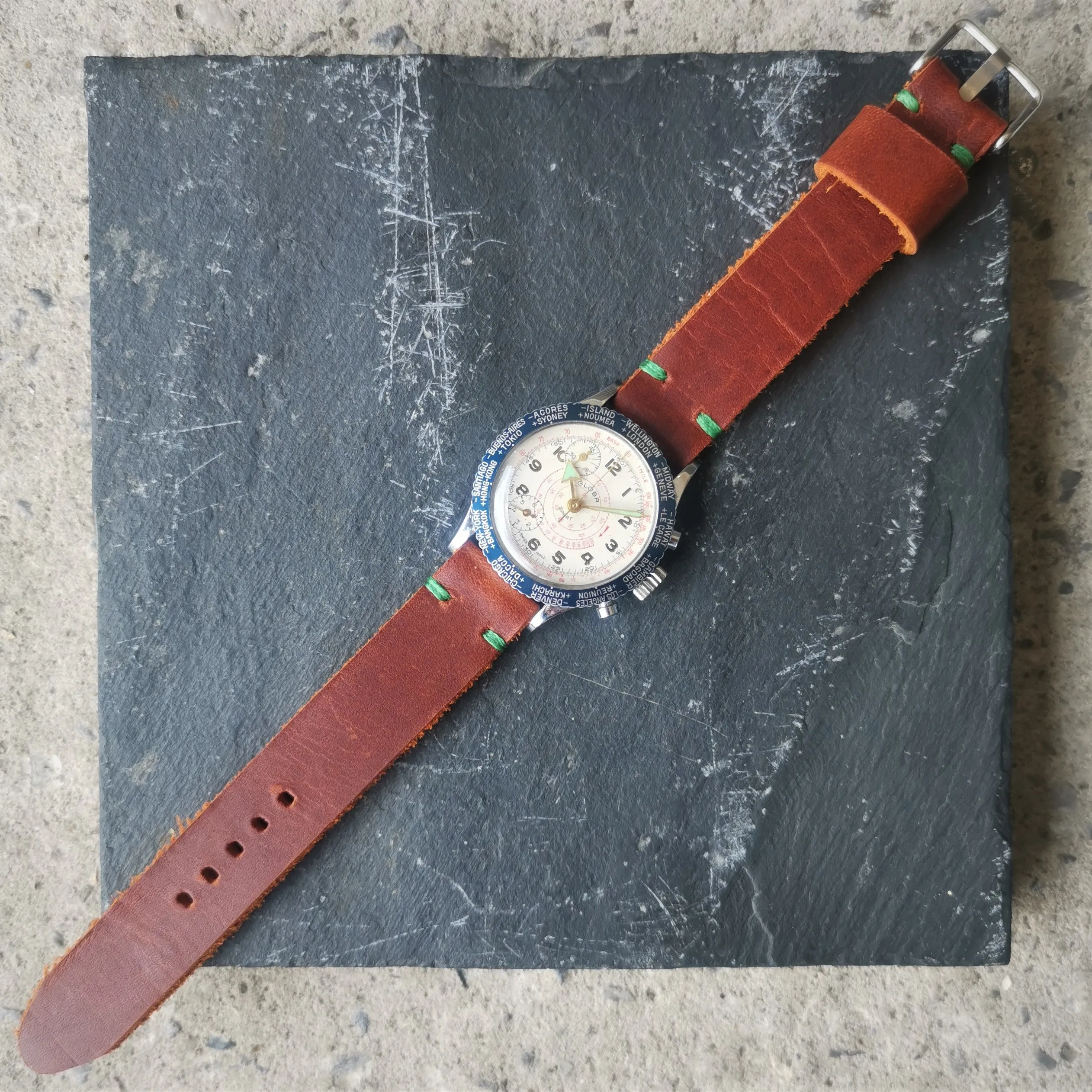 Vintage Globa Sport Chronograph Watch