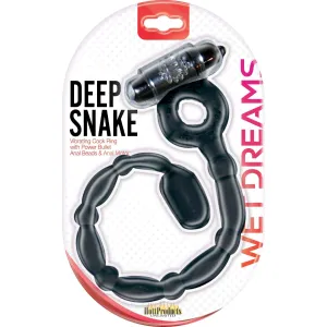 Wet Dreams Deep Snake - Black