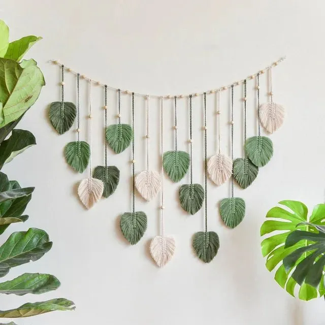 WovenWhispers: Bohemian Macrame Wall Art