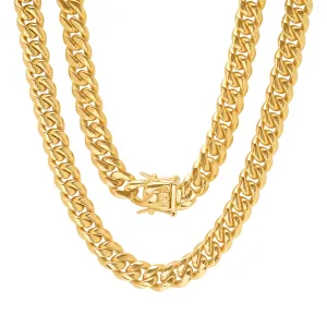 XL Miami Cuban Link Luxe Lock Necklace